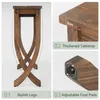 A collage of images showcasing a wooden console table with close-ups of its features. Anteprima dell’immagine prodotto