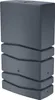 A tall, rectangular, dark gray water butt with a textured, segmented design. Anteprima dell’immagine prodotto
