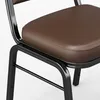 2er-Set ENZIO | Bistrostuhl | Braun | Leder | Bankettstühle Produktbild-Vorschau 3