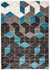 Teppich Wohnzimmer Schlafzimmer Kurzflor Modern Design Produktbild-Vorschau 2