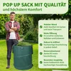 TTL GARDEN Gartenabfallsack DELUXE 160L grün Gartensack Produktbild-Vorschau 3