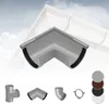 RAINWAY S Regenrinnen System (Rinnenwinkel Außen 90° grau) Produktbild-Vorschau 1