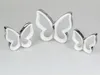 LED Dekofigur Vogel mit BlumenNachbildung H. 12cm weiß mit Produktbild-Vorschau 2