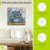 ARTland Leinwandbild Stiefmütterchen Größe: 30x30 cm Produktbild-Vorschau 2