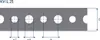 BKshop | Lochband - Montageband - 25 x 0,7 mm - 10 m Rolle Produktbild-Vorschau 3