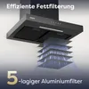 CIARRA A+++ 650 m³/h Dunstabzugshaube 60cm Wandhaube WIFI Produktbild-Vorschau 7
