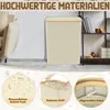 XINZI 140L Wäschekorb mit Deckel Wäschesammler 3 Fächer Produktbild-Vorschau 5
