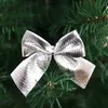 12pcs/Pack Weihnachtsbögen Ornamente Golden Silver Rot Produktbild-Vorschau 4