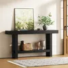 Console tafel van massief hout, 160 cm breed, 2-laags, Productafbeelding-voorbeeld 3