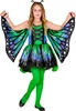 A young girl wearing a butterfly costume. Produktbild-Vorschau