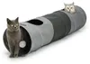 lionto Spieltunnel für Katzen, hochwertiger Faux-Linen Produktbild-Vorschau 6