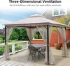 Muggennet voor terras, overkapping, parasol, veranda en Productafbeelding-voorbeeld 2