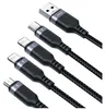 JOYROOM S-1T4018A18l, 1,2 m, USB A, 2 x USB C/Micro Podgląd zdjęcia produktu 4