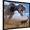 MuchoWow® Gerahmtes Poster Dino - Wildlife - Zeichnung - Produktbild-Vorschau 1