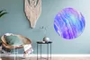 MuchoWow® Aluminium Wandkreis Neon - Edelsteine - Achat Ø Produktbild-Vorschau 5