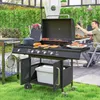 Outsunny Gasgrill 15,2 KW Grillwagen inkl 5 Produktbild-Vorschau 2