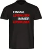 multifanshop Herren T-Shirt - Leverkusen - Einmal Immer, Produktbild-Vorschau 1