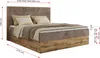 MKS MEBLE Boxspringbett WOOD CLASSIC, Komplett Set mit Produktbild-Vorschau 6