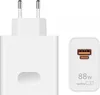 A white Honor SuperCharge USB-C adapter is shown next to its charging port. Produktbild-Vorschau