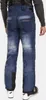 A person wearing ski pants and ski boots, viewed from the back. Produktbild-Vorschau
