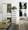 Commode CL6 40 cm Chêne Artisan Blanc avec 6 Tiroirs et Voir les images du produit 3