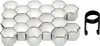 Schraubkappen 19", chrom, 20 Stk Produktbild-Vorschau 2