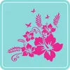 Aufkleber - Autoaufkleber "Hibiskus Ranke Jessi" 50cm x Produktbild-Vorschau 2