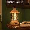 LED Campinglampe Retro dimmbar, USB aufladbare Camping Produktbild-Vorschau 5