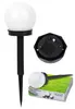 A product shot of a solar garden light, with additional views of its base and packaging. Produktbild-Vorschau