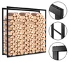 ISOISL Kaminholzregal 150 × 100 × 25, Metall Brennholzregal Produktbild-Vorschau 3