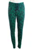 Damen Pyjama Schlafanzug 2-teilig mit Hose & Oberteil Grün Produktbild-Vorschau 3