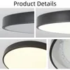 Natsen 24W LED Deckenlampe Deckenleuchte Ultraslim Produktbild-Vorschau 2