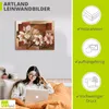 ARTland Leinwandbild Mallorca's Garten Größe: 80x60 cm Produktbild-Vorschau 3