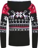 Nebulus Norweger Jacke Hoodie met teddyvoering, model Productafbeelding-voorbeeld 3