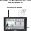 SecuFirst 2K Überwachungskamera Aussen Set mit Monitor,4X Produktbild-Vorschau 4