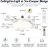 E27 & B22 Deckenventilator mit 5 Flügeln – LED Produktbild-Vorschau 2