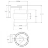 Globo Lighting|Wandleuchte Metall schwarz matt, 1x E27 Produktbild-Vorschau 17