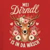 Mei Dirndl is in da Wäsch Reh Kitz Blumen Tracht Lederhose Produktbild-Vorschau 3