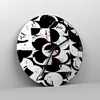Wanduhr - Rund - Glasuhr - Abstraktion modern - 40x40cm - Produktbild-Vorschau 4
