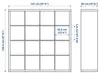 Ikea Kallax Półka biała 147 x 147 cm Podgląd zdjęcia produktu 9