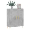 vidaXL Příborník betonový šedý 69,5x34x90 cm odvozený Náhled obrázku produktu 3