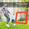 HOMCOM Odrážedlo pro fotbal, skládací fotbalové odražedlo s Náhled obrázku produktu 4