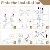 ZMH Lampada da soffitto a LED 74W, dimmerabile, 82 cm, Anteprima dell’immagine prodotto 8