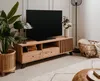 TV Lowboard "Madem" Flat-TV Unterschrank in Eiche Artisan Produktbild-Vorschau 3