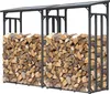 Set 2 Stück Metall Kaminholzregal Außen 130 x 70 x 185 cm, Produktbild-Vorschau 1