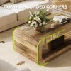120 cm Couchtisch mit offenem Stauraum, rechteckiger Produktbild-Vorschau 8
