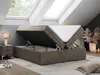 Boxspring bez čela BESS s úložným prostorem - 200x200 cm - Náhled obrázku produktu 2