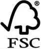 The image shows the FSC logo, which is a certification mark for products from responsible sources. Produktbild-Vorschau