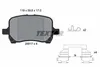 TEXTAR Bremsbeläge Satz Vorne für CHEVROLET HHR MPV 2481701 Produktbild-Vorschau 1