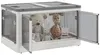HOMCOM 69L Úložný box s kolečky, přístup z 5 stran, bílý Náhled obrázku produktu 1